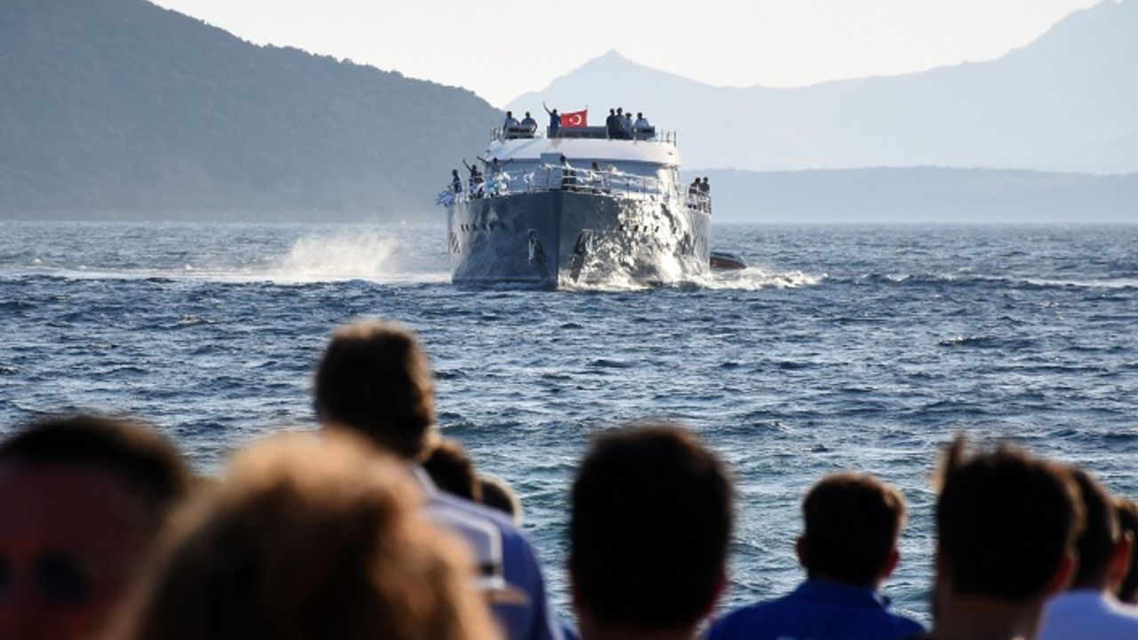 İsrailli İş İnsanı için Bodrum Üretilen Yat Denize İndirildi