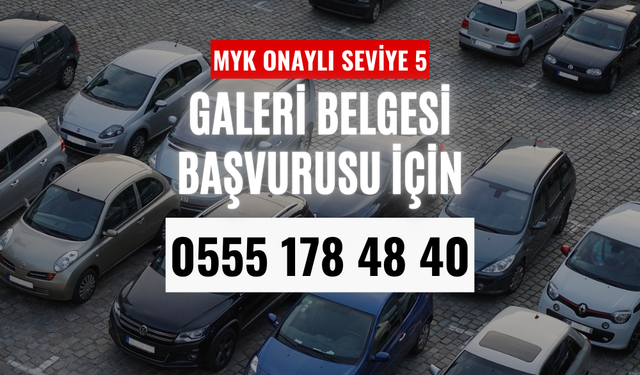 Oto Galeri Açmak İçin Gerekli Belgeler