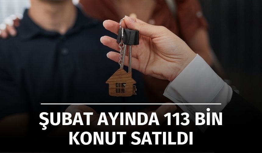 Şubat Ayında 113 Bin Konut Satıldı