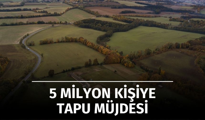 2B Arazilerinin Tapu Süreci Hızlanıyor: 5 Milyon Kişiyi İlgilendiren Düzenleme Yolda