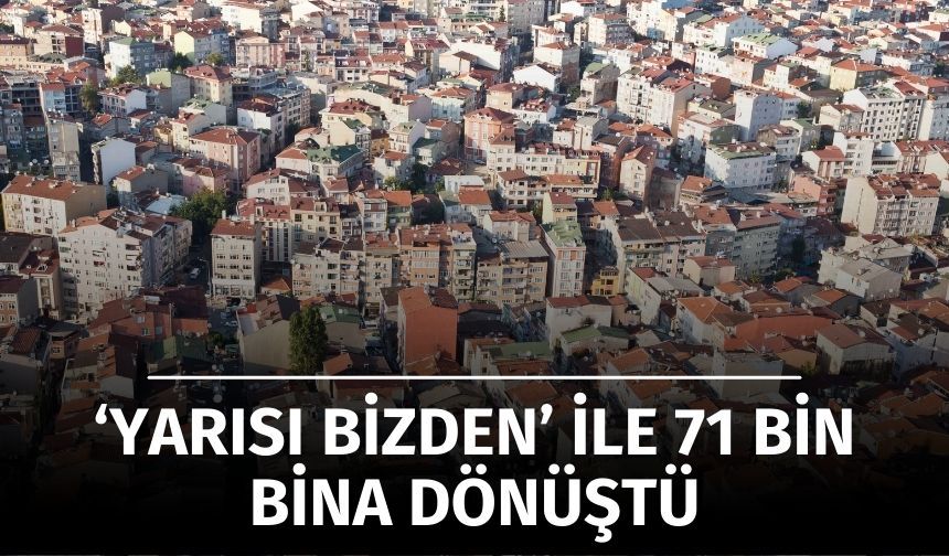 “Yarısı Bizden” Kampanyası ile 71 Bin Konut Dönüştü