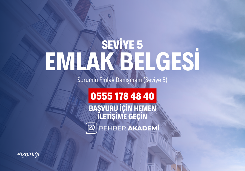 emlakçılık belgesi